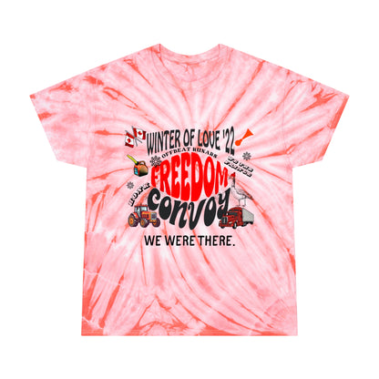 Winter of Love FREEDOM CONVOY Tie-Dye Tee, Cyclone