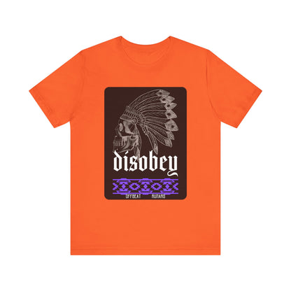 Disobey ᚾ THE OFFBEAT RUNARS CO. Unisex Jersey Short Sleeve Tee