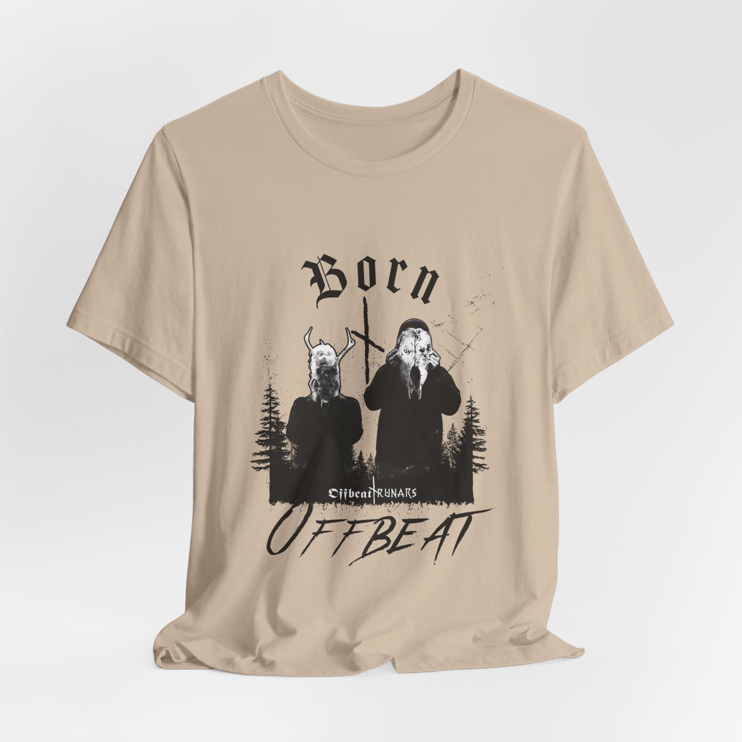 Born OFFBEAT ᚾ THE OFFBEAT RUNARS CO. Unisex Jersey Short Sleeve Tee