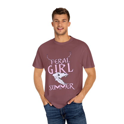 Feral Girl Summer THE OFFBEAT RUNARS CO. Unisex Garment-Dyed T-shirt