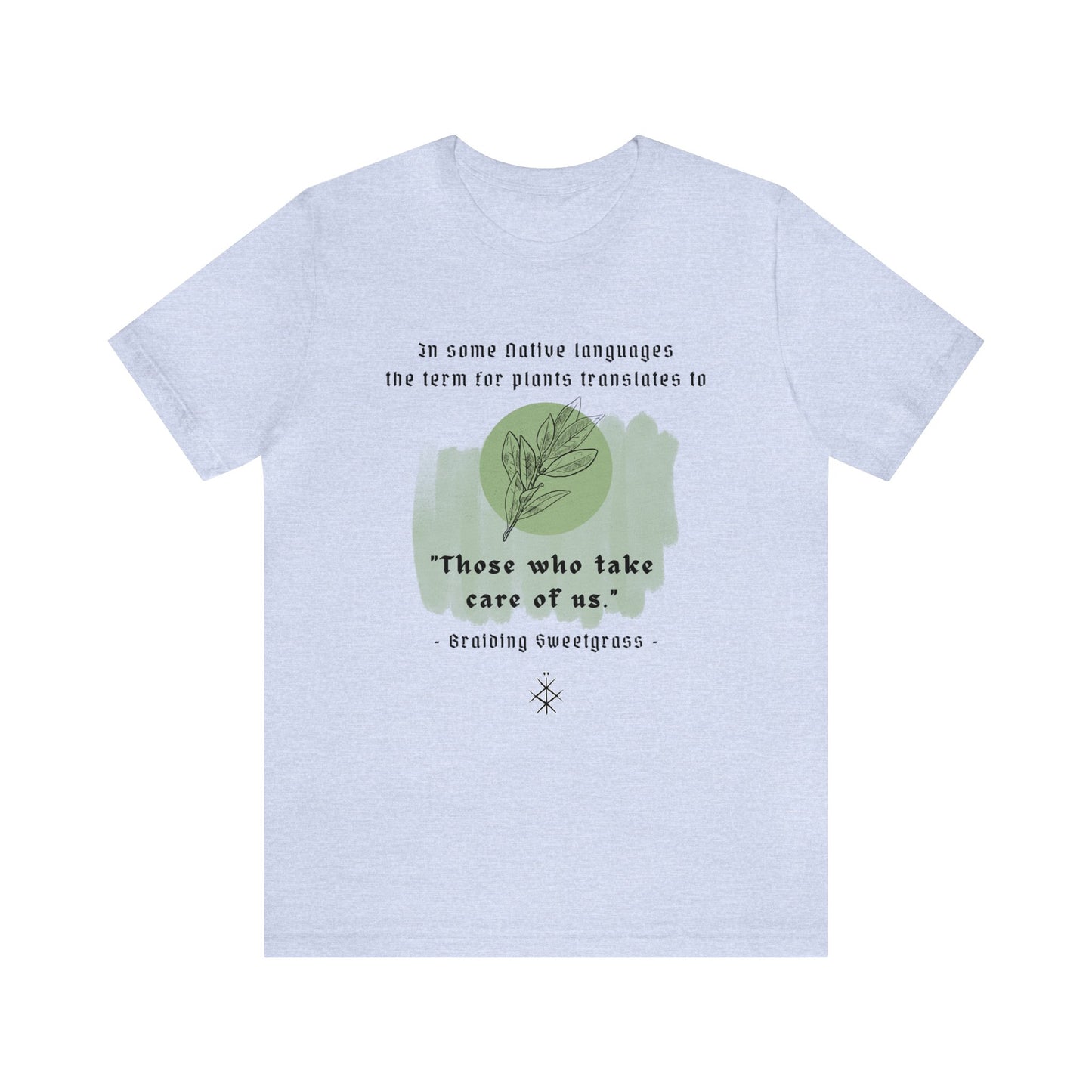 Those who take care of us ᚾ THE OFFBEAT RUNARS CO. Women's Jersey Short Sleeve Tee