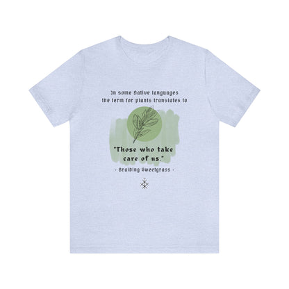 Those who take care of us ᚾ THE OFFBEAT RUNARS CO. Women's Jersey Short Sleeve Tee