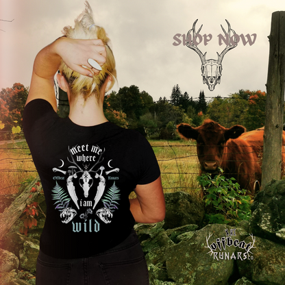 Encuéntrame donde soy salvaje Camiseta unisex Softstyle