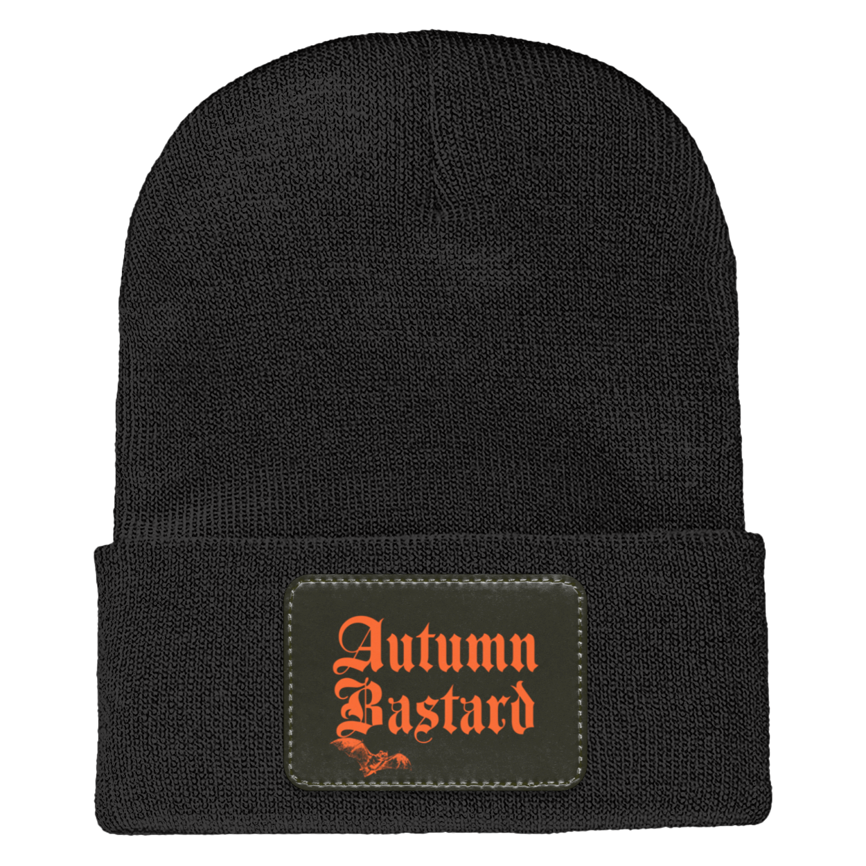 Autumn Bastard Adult Cuffed Knit Beanie Black