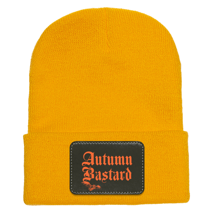 Autumn Bastard Adult Cuffed Knit Beanie Gold