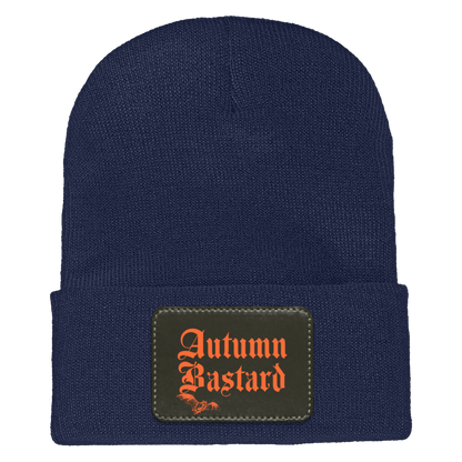 Autumn Bastard Adult Cuffed Knit Beanie Navy