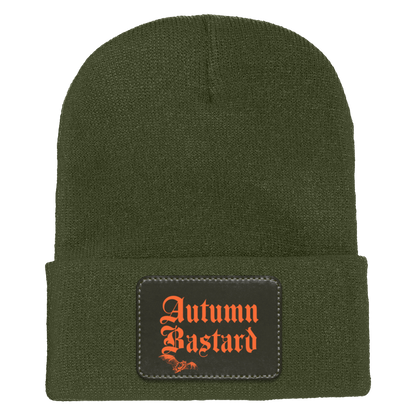 Autumn Bastard Adult Cuffed Knit Beanie Olive