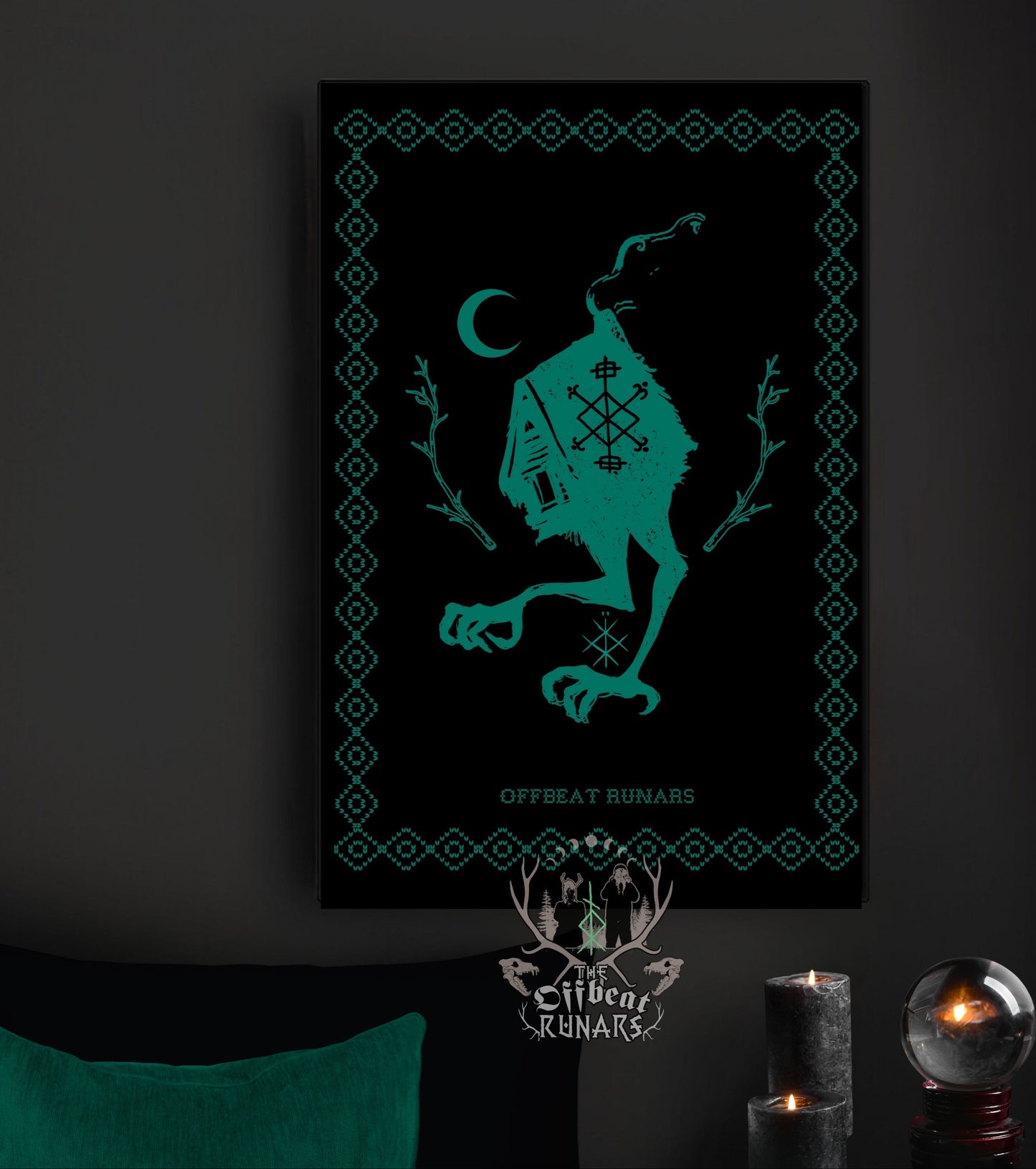 Baba Yaga Ness Fave's Black Frame Mural