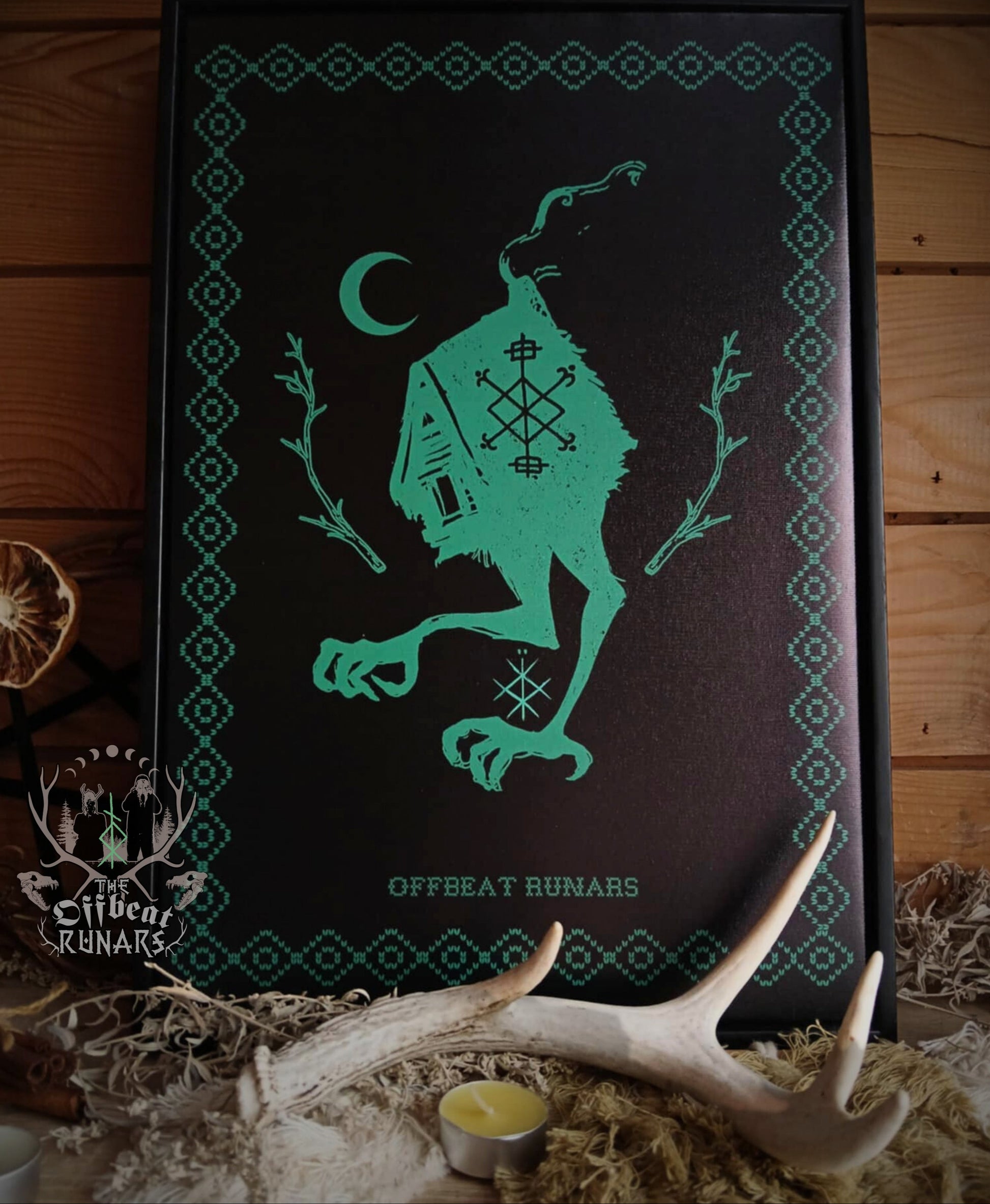 Baba Yaga Ness Fave's Black Frame Mural