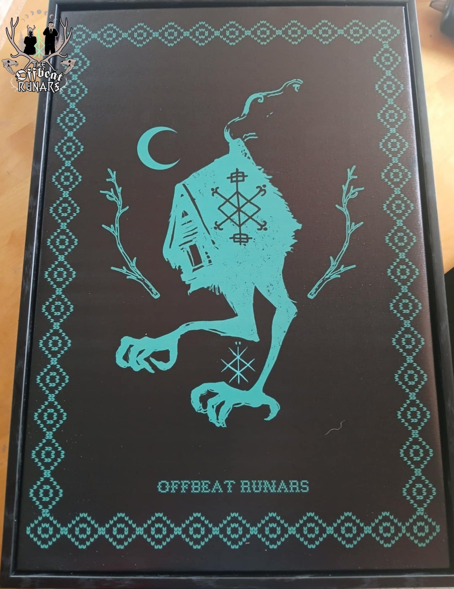 Baba Yaga Ness Fave's Black Frame Mural The offbeat runars packaged