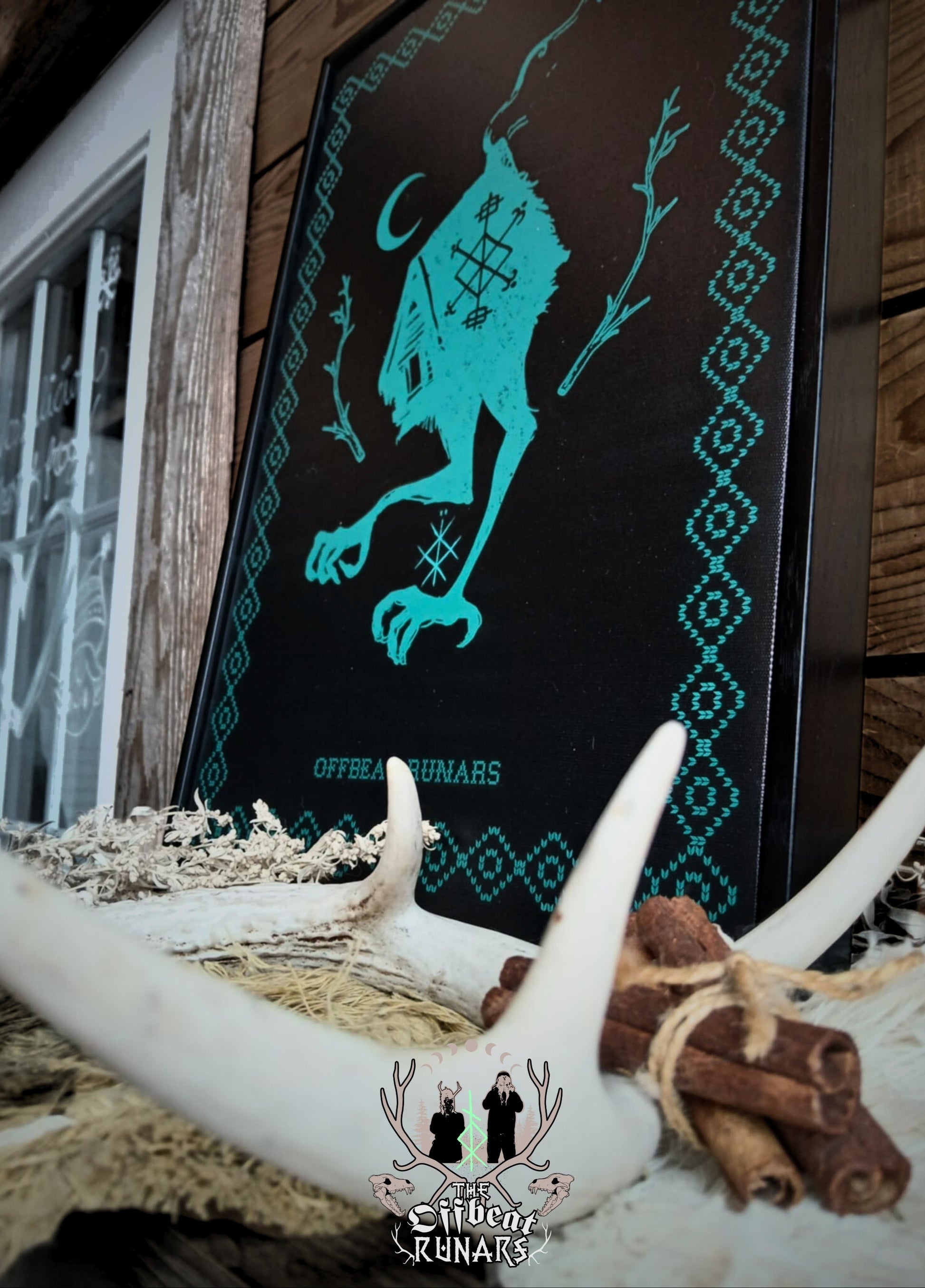 Baba Yaga Ness Fave's Black Frame Mural the offbeat runars4