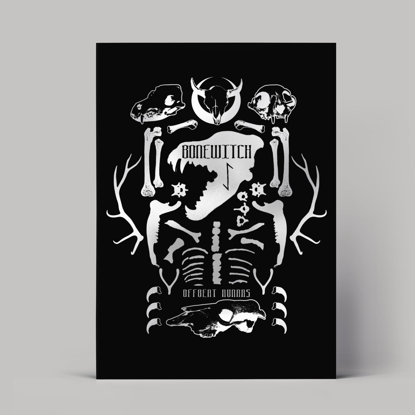 metallic foil prints,bonewitch