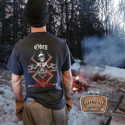 Go full Berserk ᚾ THE OFFBEAT RUNARS CO. Unisex Jersey Short Sleeve Tee