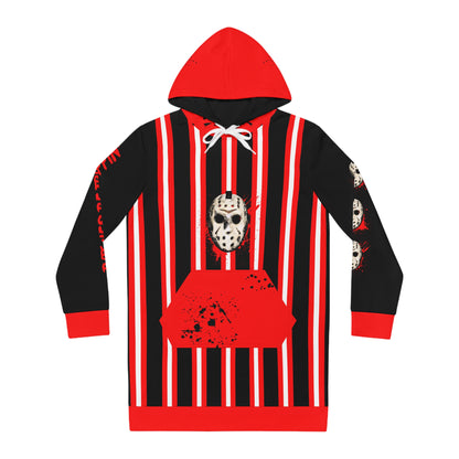 Crystal Lake Camp ain't for posers Hoodie Dress front flat The Offbeat Runars