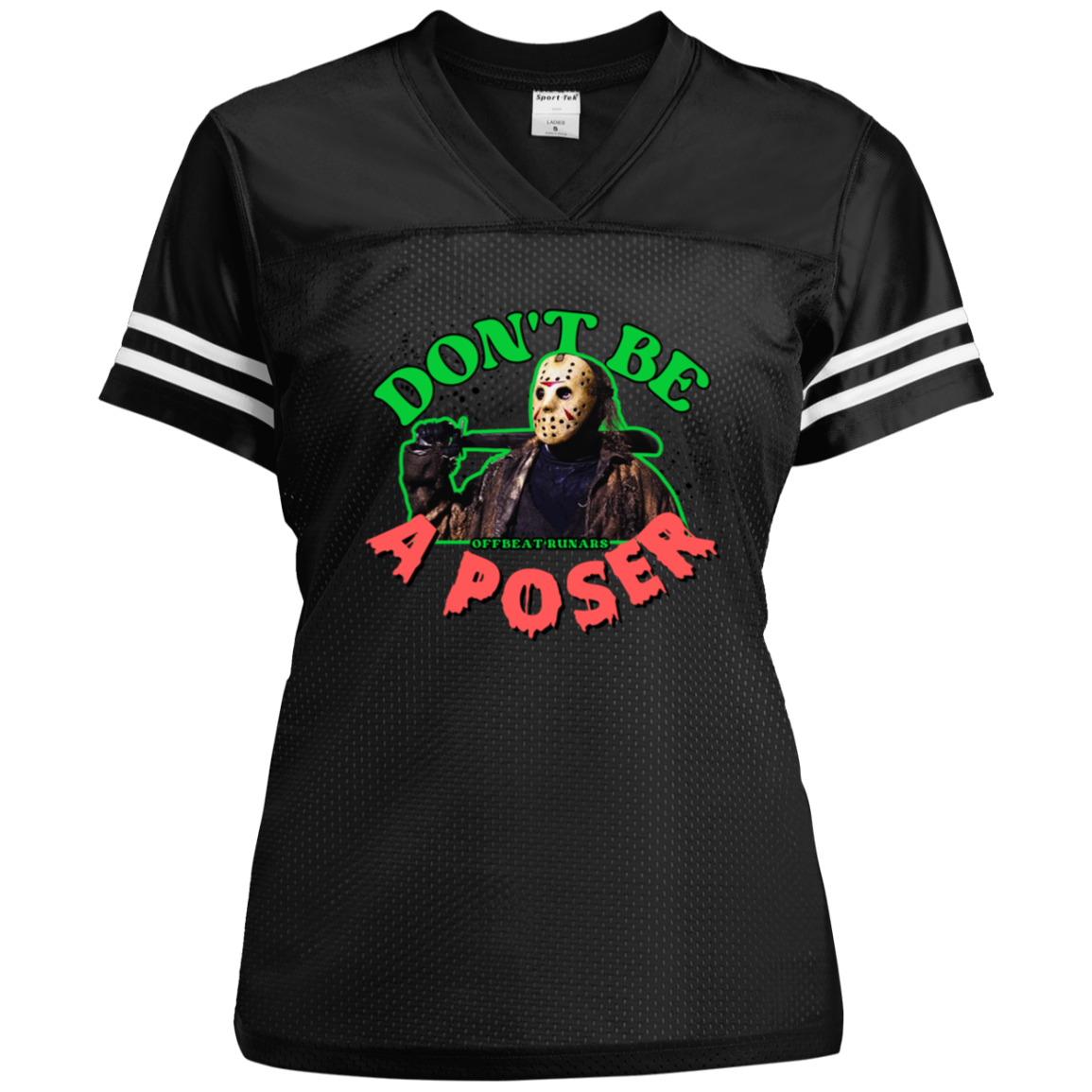 Don't be a poser Ladies' Replica Jersey Black The Offbeat Runars