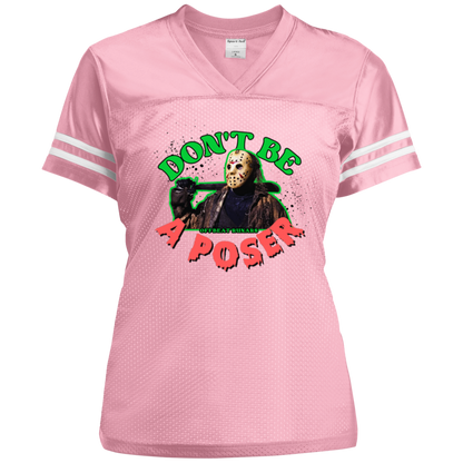 Don't be a poser Ladies' Replica Jersey Pink The Offbeat Runars