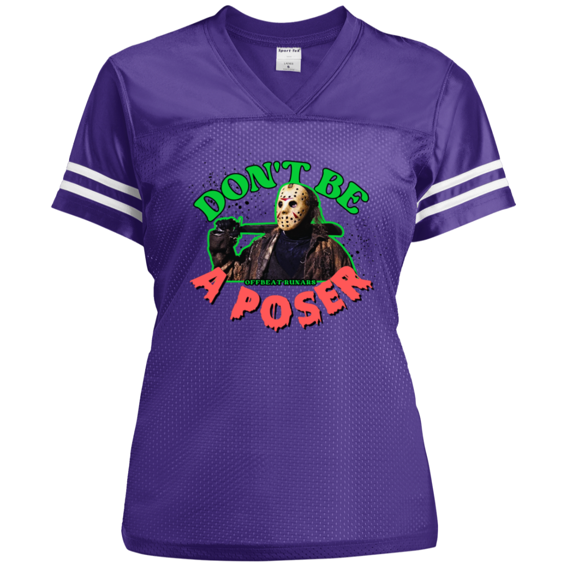 Don't be a poser Ladies' Replica Jersey Purple The Offbeat Runars