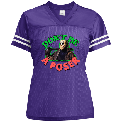 Don't be a poser Ladies' Replica Jersey Purple The Offbeat Runars