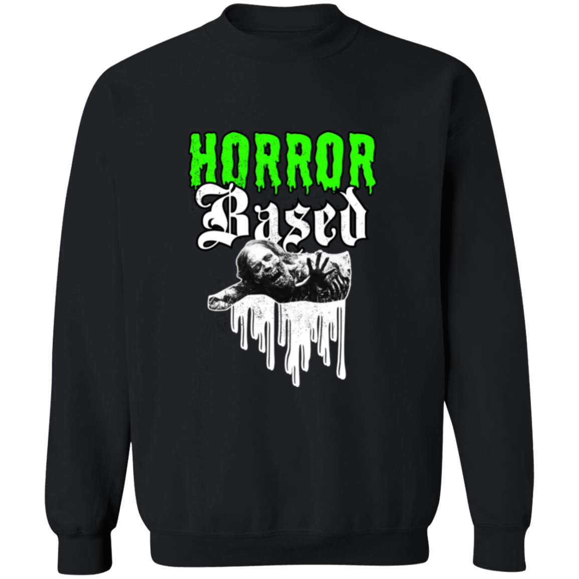 Horror Based Crewneck Pullover Sweatshirt