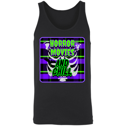 Horror Movies and Chill Unisex Tank