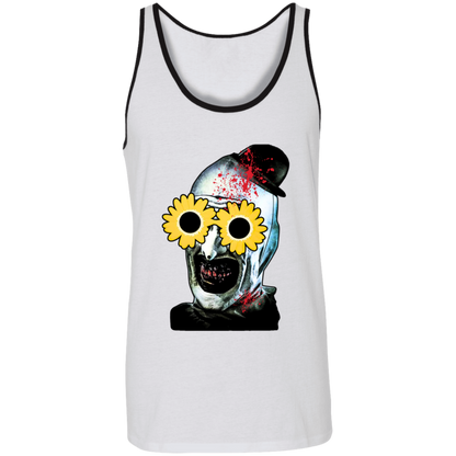 Terrifier with sunflowers Unisex Tank