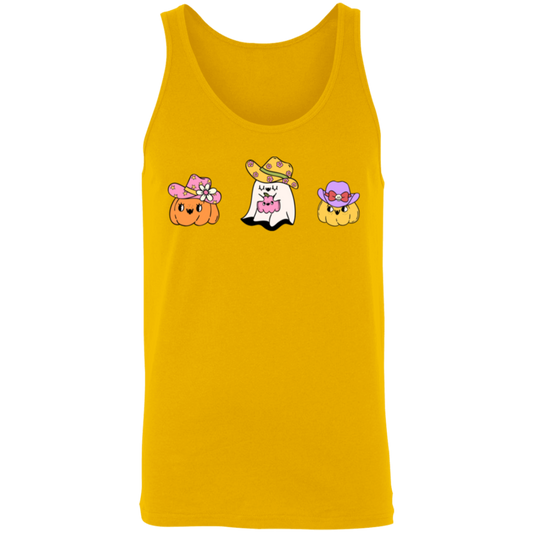 Cowghouls and pumpkins Unisex Tank