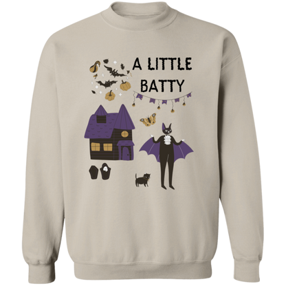 A little batty Crewneck Pullover Sweatshirt