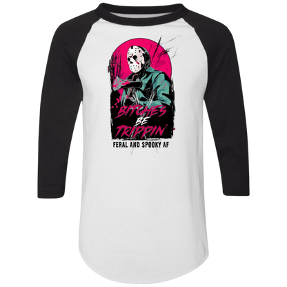 Maillot raglan colorblock « Bitches be Trippin' »