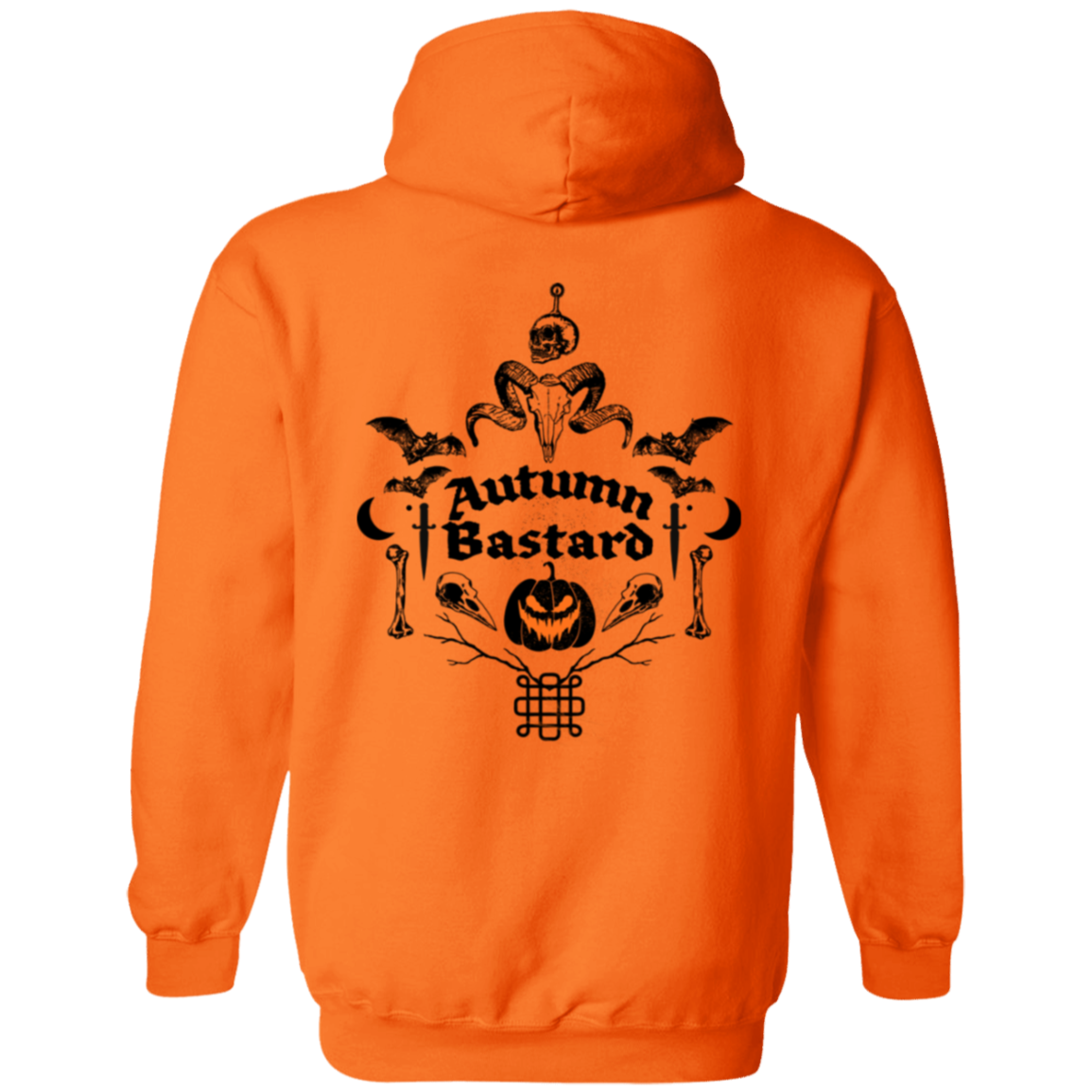 Autumn Bastard Zip Up Hooded Sweatshirt