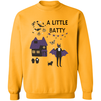 A little batty Crewneck Pullover Sweatshirt