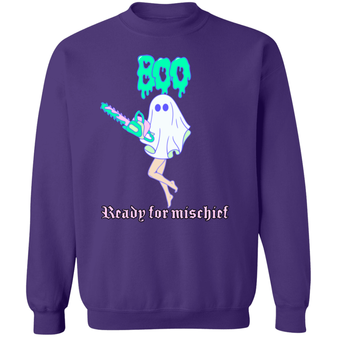 Boo Ready for mischief Ghoul Pullover Sweatshirt