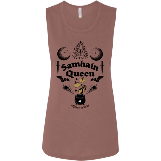 Samhain Queen Ladies' Flowy Muscle Tank