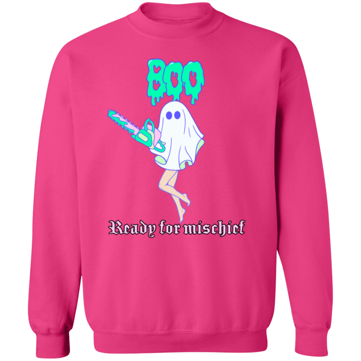 Boo Ready for mischief Ghoul Pullover Sweatshirt