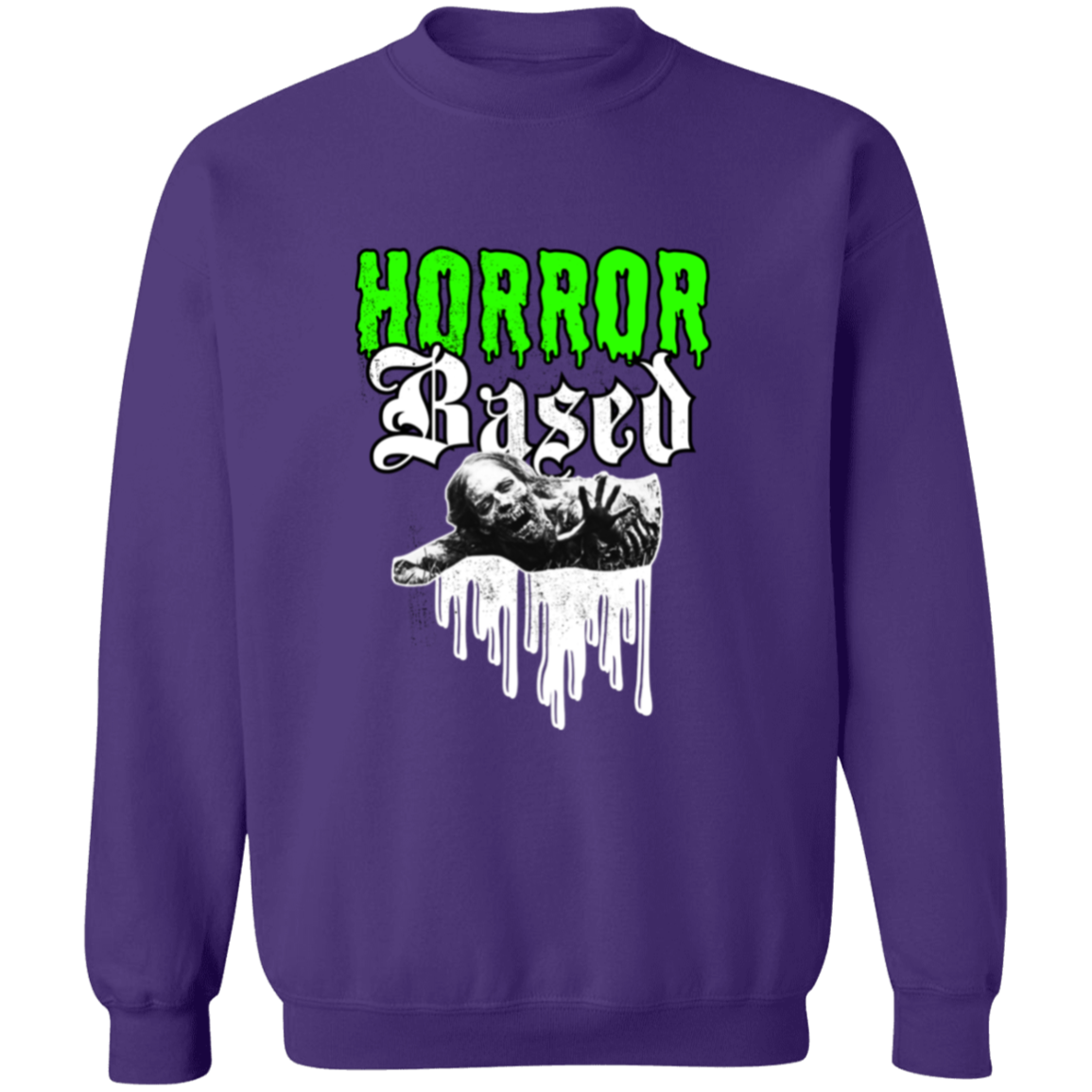 Horror Based Crewneck Pullover Sweatshirt