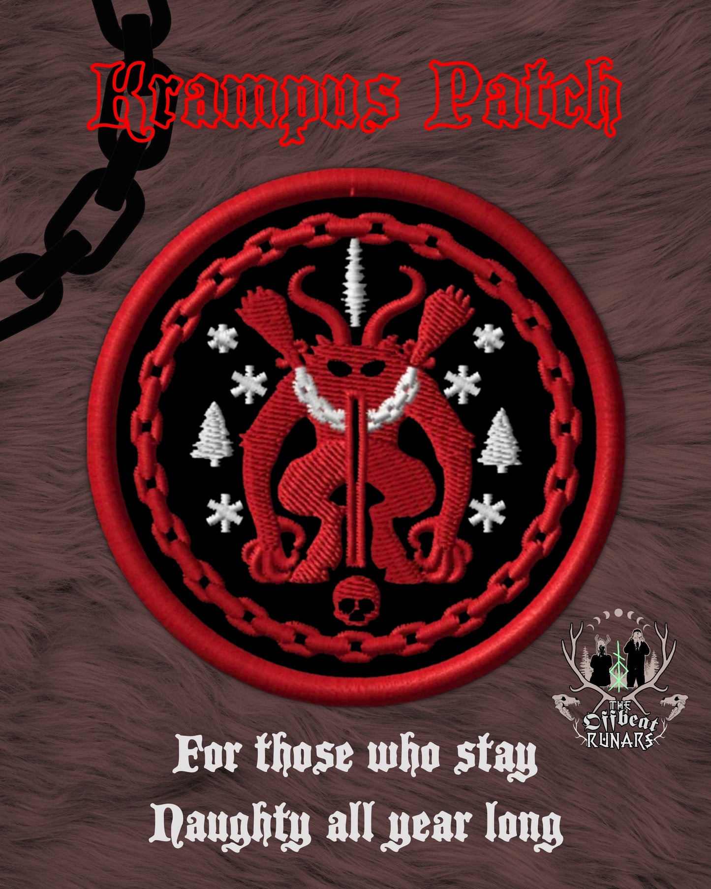 Patch brodé Krampus