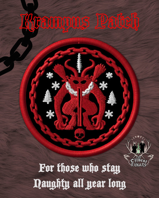 Krampus Embroidered patch