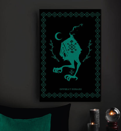 Baba Yaga Ness Fave's Black Frame Mural