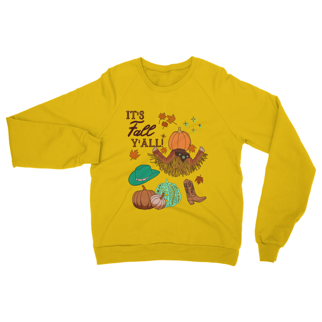 It's fall y'all Sweatshirt The Offbeat Runars Gold