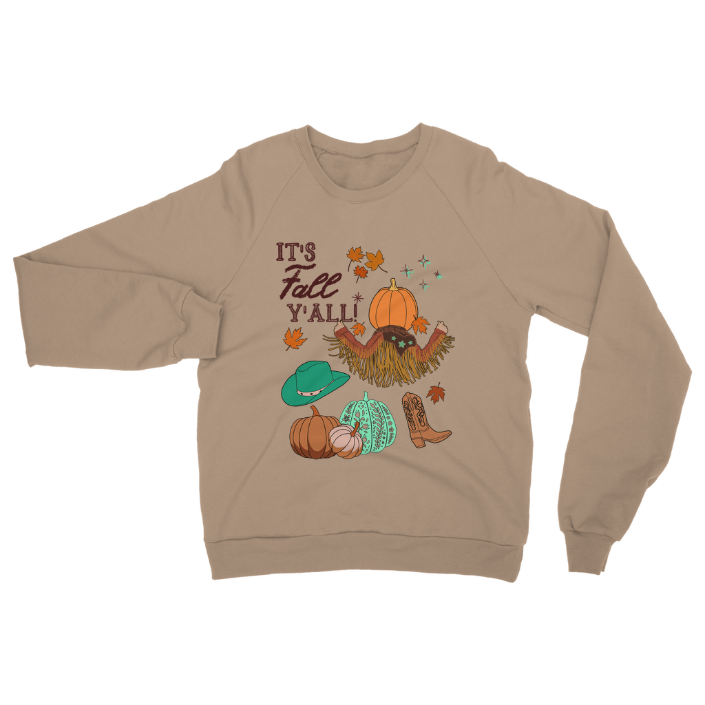 It's fall y'all Sweatshirt The Offbeat Runars Nude