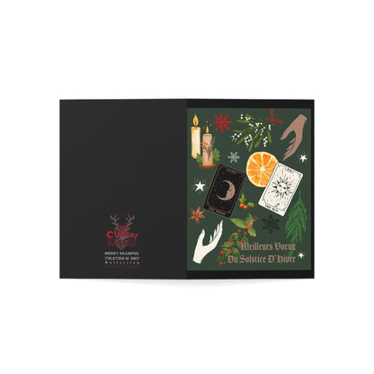 greetingcard, holiday, solstice, pagan, yule