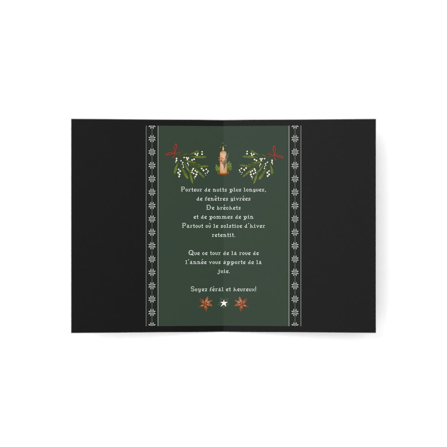 yule, pagan, solsticehiver, greetingcard