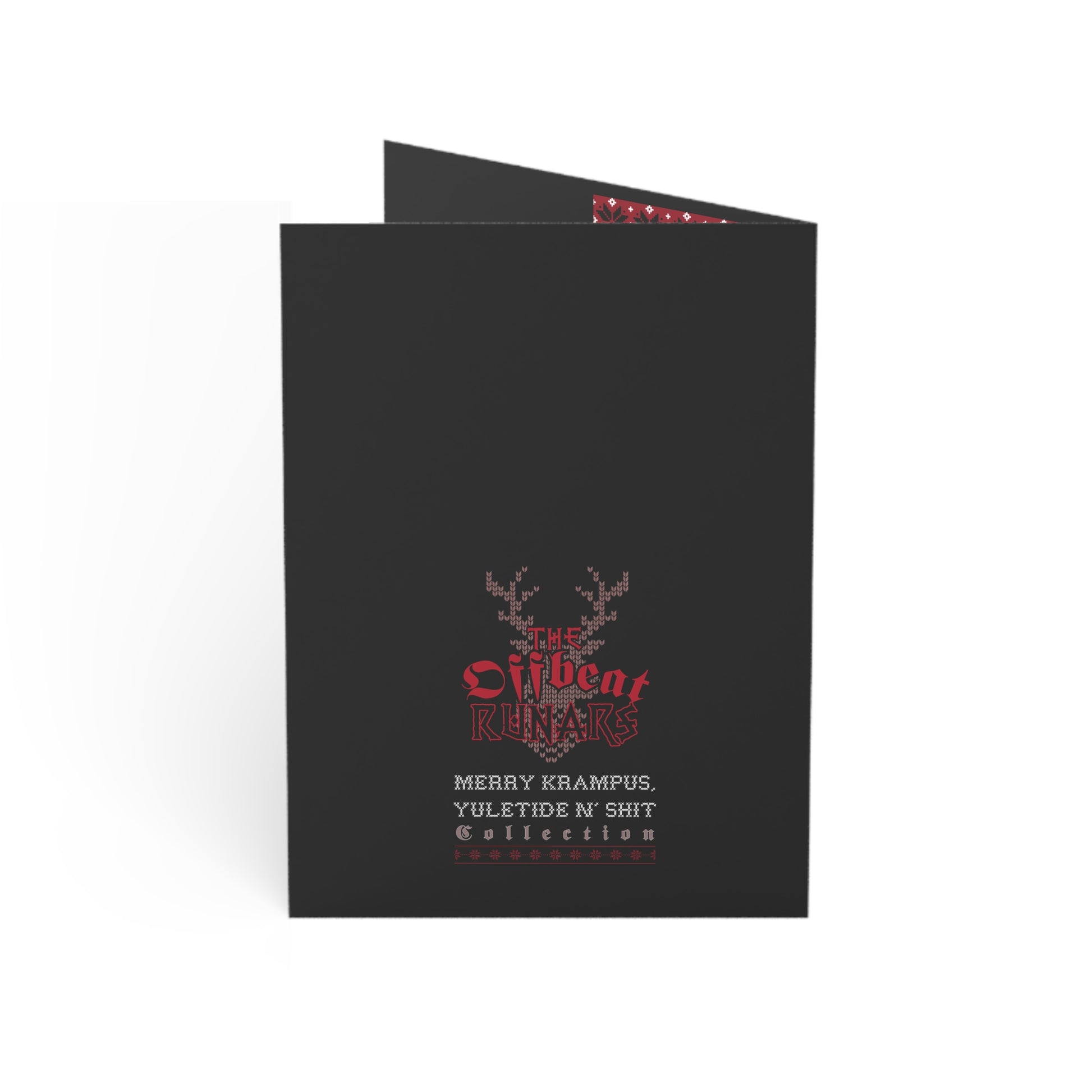 yule, creepmas, greeting card