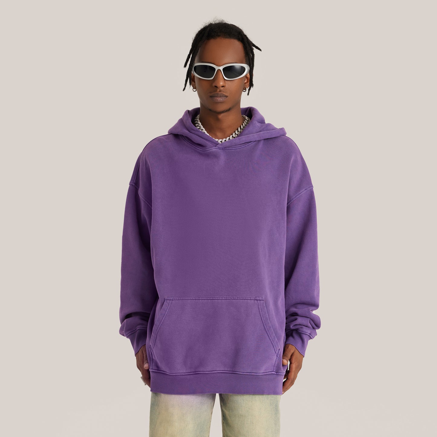 I into wolf Heavyweight Retro Oversized Hoodie