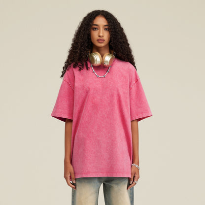 Of Fallax and Rabbit holes Snow washed Oversized T-shirt