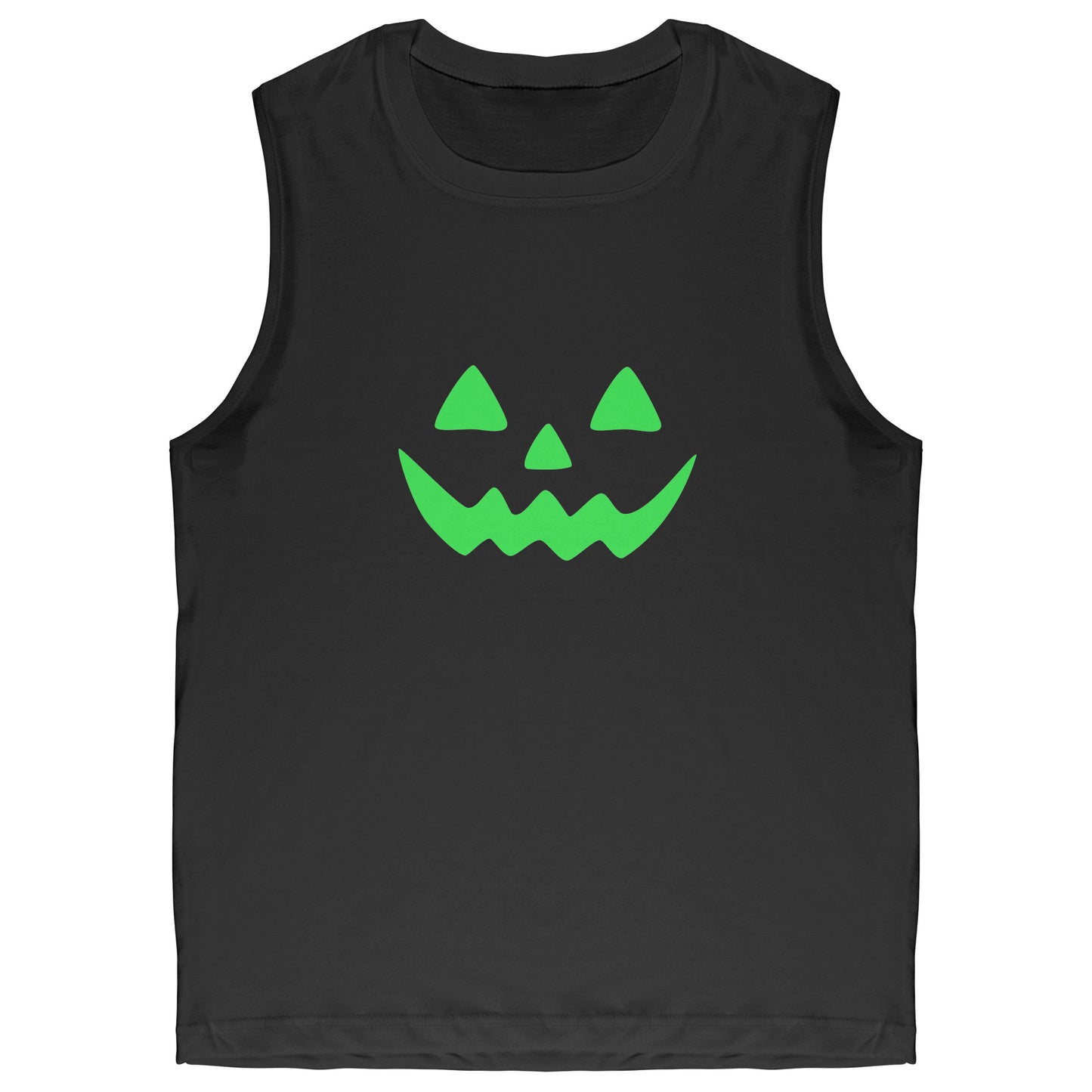 Pumpkin face Muscle tank