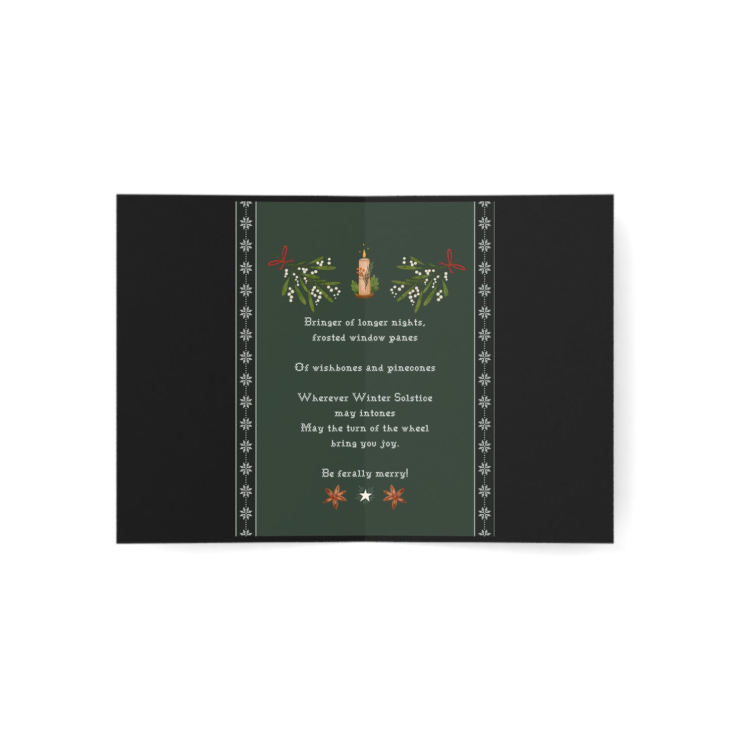 yule, pagan, wintersolstice, greetingcard