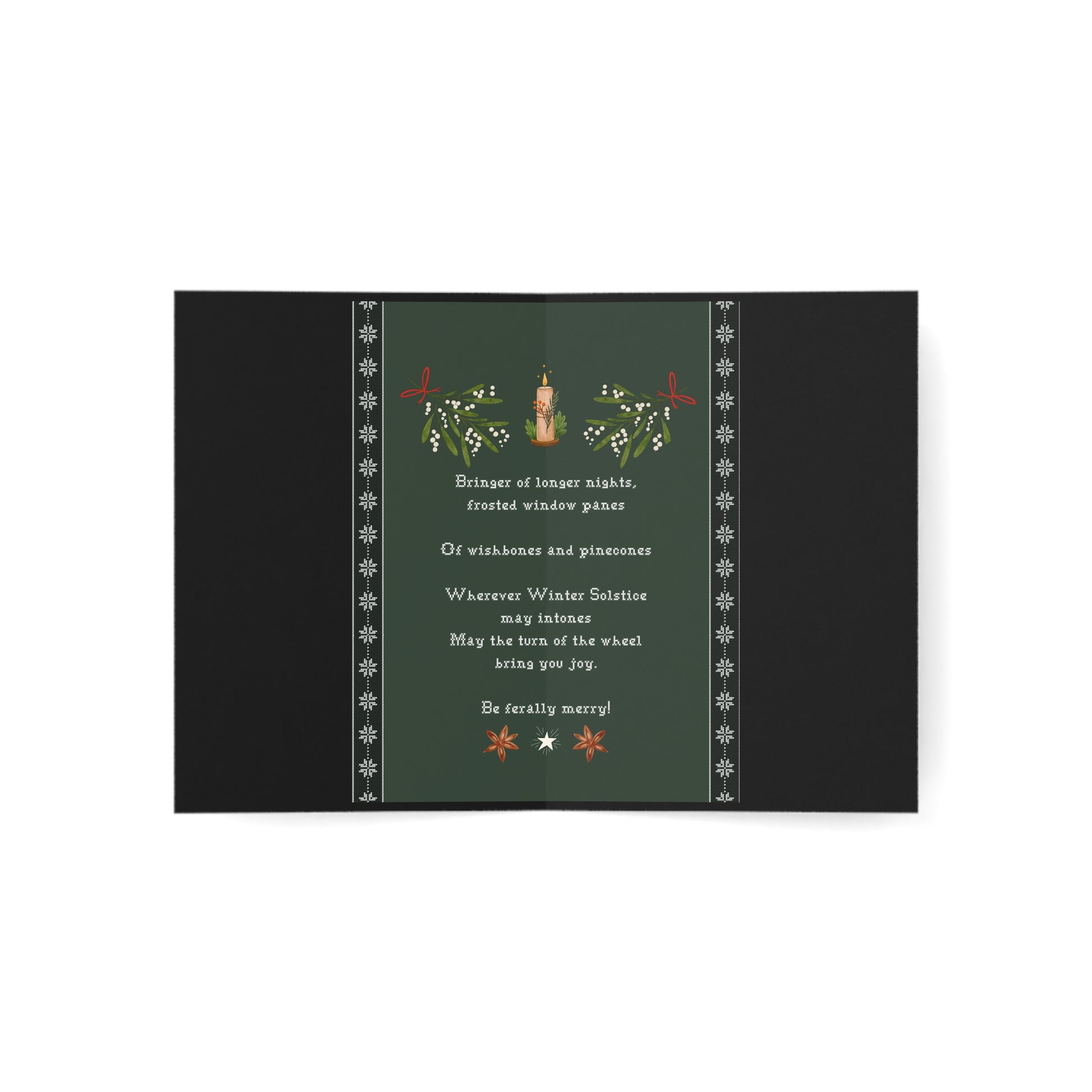 yule, pagan, wintersolstice, greetingcard