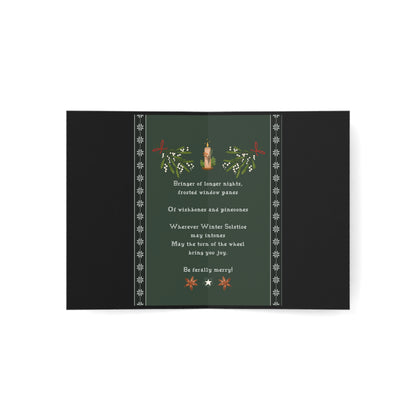 yule, pagan, wintersolstice, greetingcard