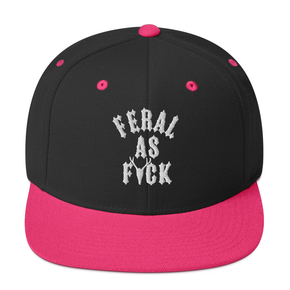 Feral as F*ck Snapback Hat