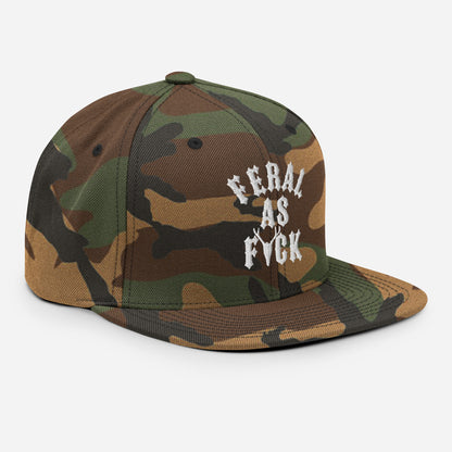 Feral as F*ck Snapback Hat